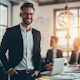 Zufriedener Kunde des Finanz-Coachings